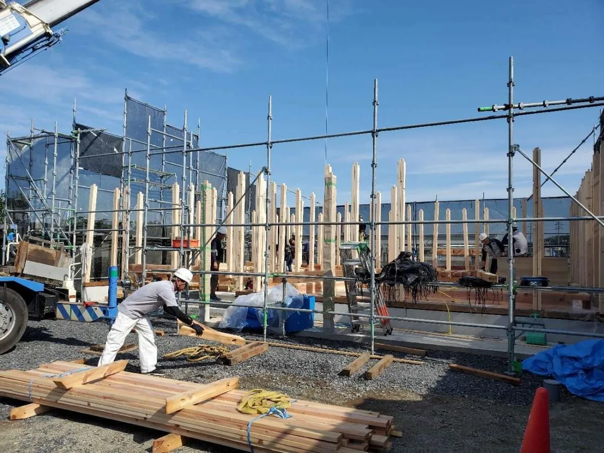 ☀美濃加茂市M様邸　新築㊗建前の様子☀